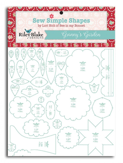 Sew Simple Shapes Lori Holt Granny's Garden Applique Shapes for Lori Holt Quilt | ST-2674