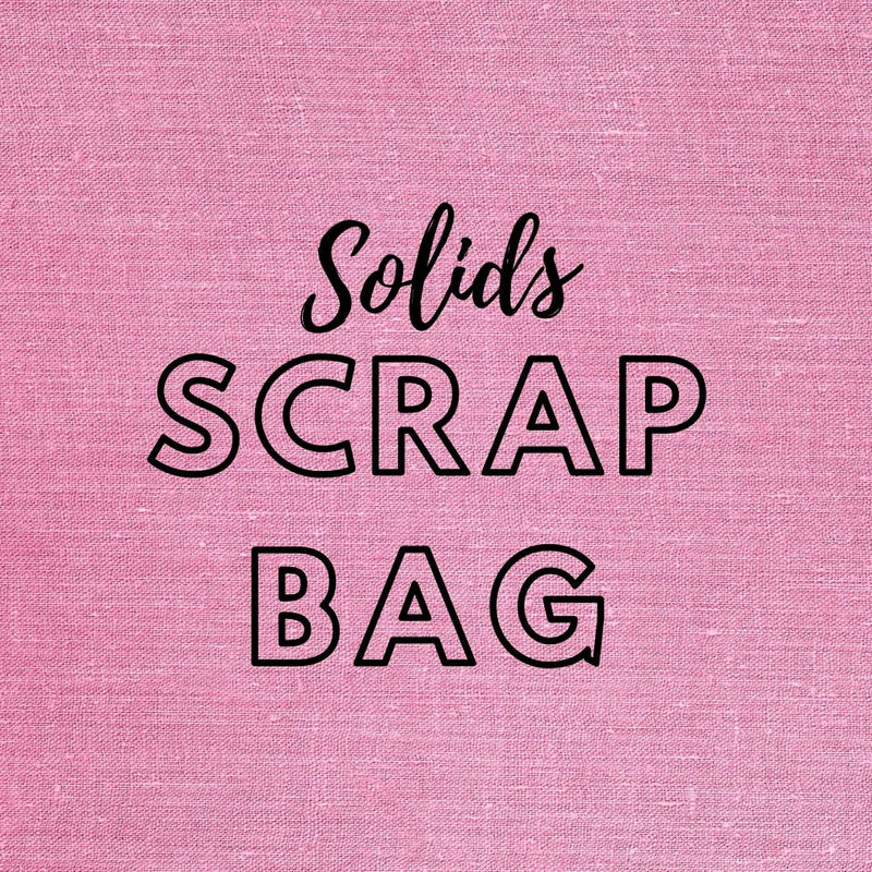 Solids Scrap Bag - Remnant Fabric Sale - Two Size Options!