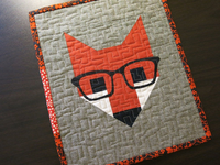 Fancy Fox Quilt Pattern by Elizabeth Hartman | No applique, all piecing | EH 009