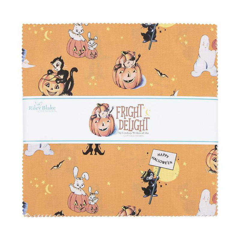SALE! Fright Delight 10" Stacker by Lindsay Wilkes for Riley Blake Designs |10-13230-42