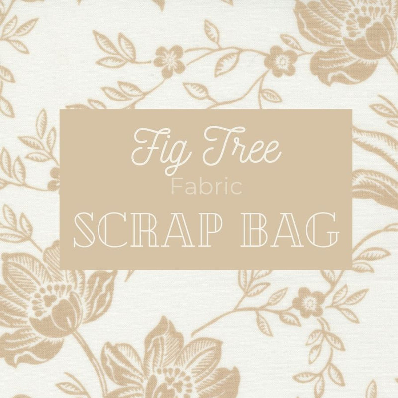 Fig Tree Scrap Bag | Two Size Options | Great for Scrappy sewing and small blocks