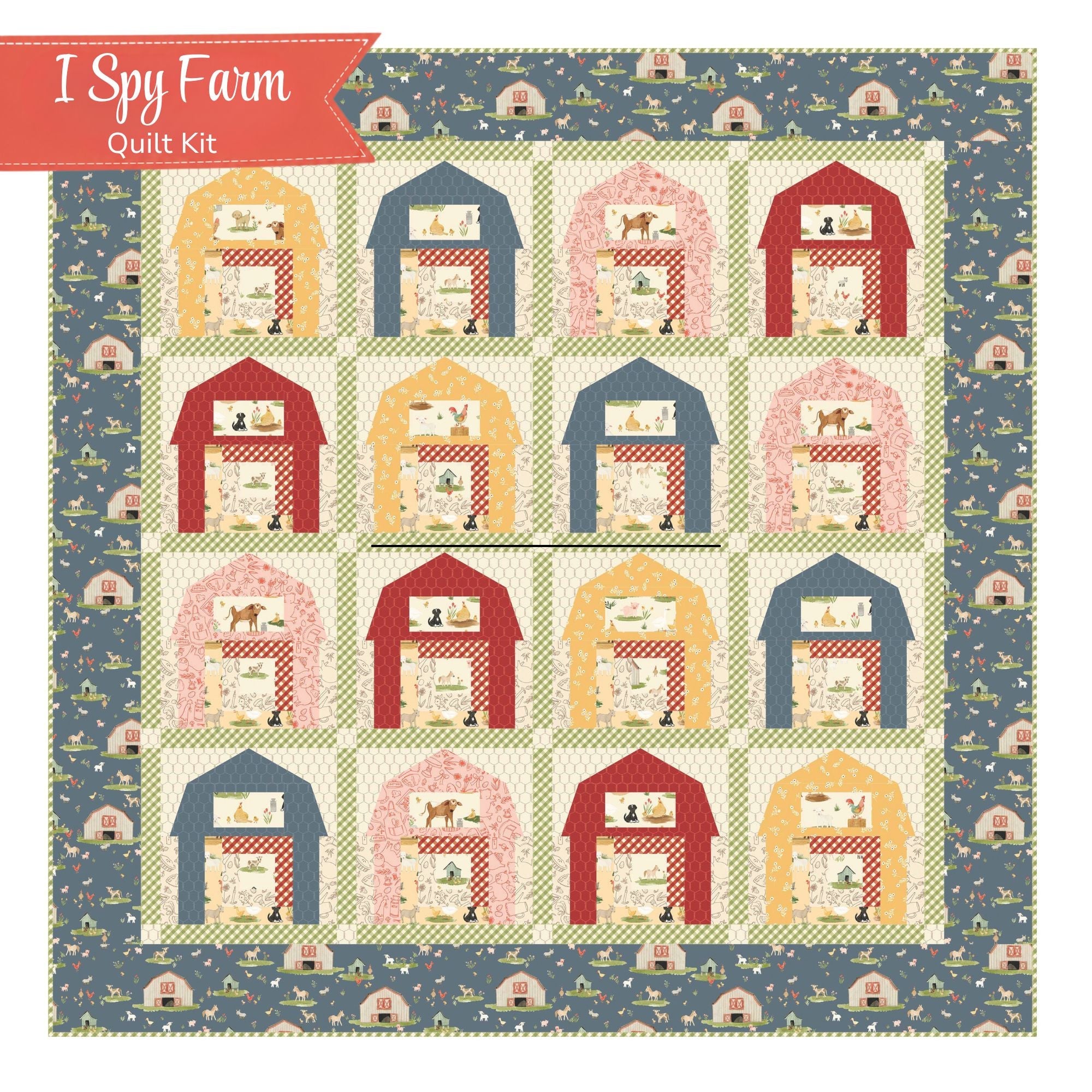 I Spy Farm Quilt Kit (August 2026)
