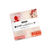 PRESALE Funny Valentine Mini Charm by Lizzy House for Moda Fabrics | 29 Skus | 37140MC
