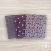 Gentler Times Custom Fat Quarter Bundle Purple by Lori Holt of Bee in My Bonnet | 3 FQs