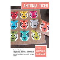 Antonia Tiger Quilt Pattern by Elizabeth Hartman | EH 053 | Tiger Quilt