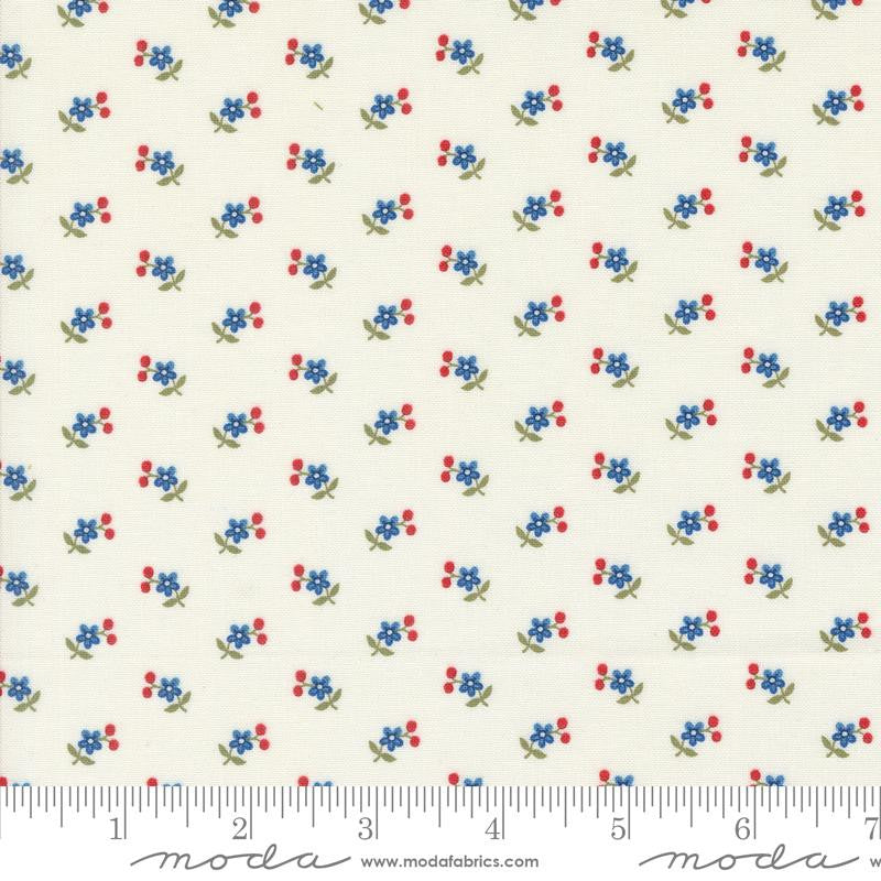 Grand Haven Calico Daisy Cream Yardage by Minick & Simpson for Moda Fabrics | 14984 11