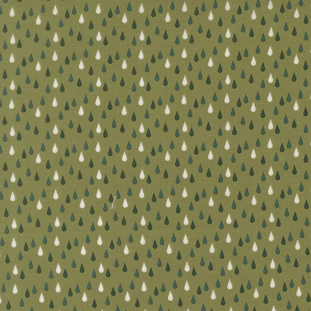 PRESALE Garden Glam Raindrop Grass Yardage by Lella Boutique for Moda Fabrics | 5274 16