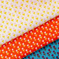 PRESALE Half Yard Bundle Small Tulips | 1 800 Calico by Alexia Abegg for Ruby Star Society | 3 Half Yards | Curated Bundle