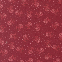 PRESALE Je T'aime Roses Are Red Scarlet Yardage by Stacy Iest Hsu for Moda Fabrics | 20995 18