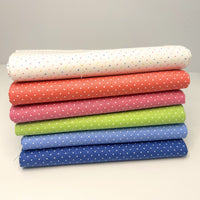 Fruit Salad Custom Half Yard Bundle Pin Dots by Corey Yoder for Moda Fabrics | 6 Half Yard Cuts | Curated Bundle