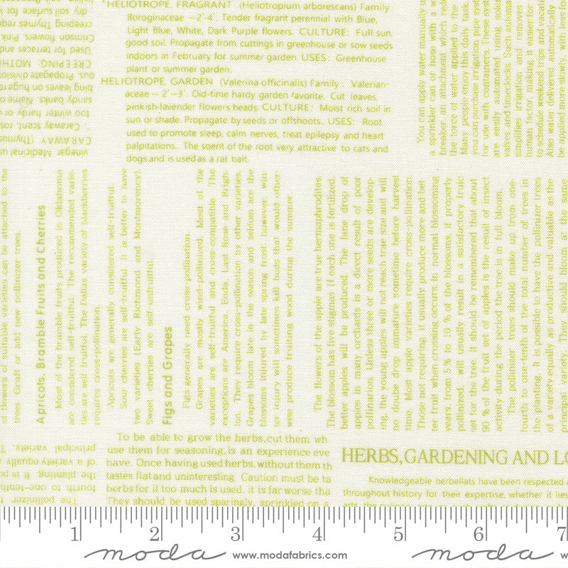Summers End Garden Collage Clover Yardage by Fig Tree & Co for Moda Fabrics | 35433 29