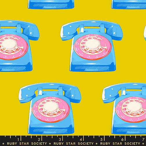 PRESALE Sparkle Mart Telephones Golden Hour Yardage by Melody Miller for Ruby Star Society | RS0121 15