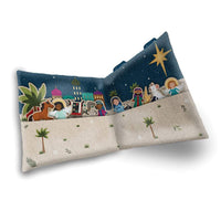 Silent Night Nativity Felt Panel by Jennifer Long for Riley Blake Designs | 100% Polyester 36" x 69" | FT13576-PANEL