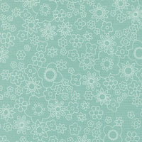 Happy Daze Petal Power Aqua Yardage by Chloe’s Closet for Moda Fabrics | 33841 28