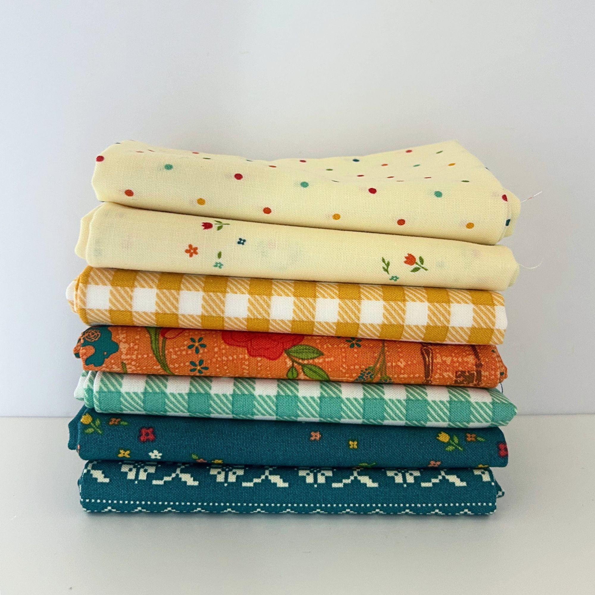 Spring Fat Quarter Bundle | First Blooms by Heather Peterson for Riley Blake Designs | 7 Fat Quarters | Curated Bundle