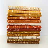 Fall Fabric Bundle Autumn Leaves | TYPE/ography by Lori Holt of Bee in my Bonnet | 13 Pieces | Curated Fat Quarter or Half Yard Bundle