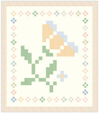 Blooming Stitches Remix Quilt Pattern by Heather Briggs of My Sew Quilty Life | MSQL 161