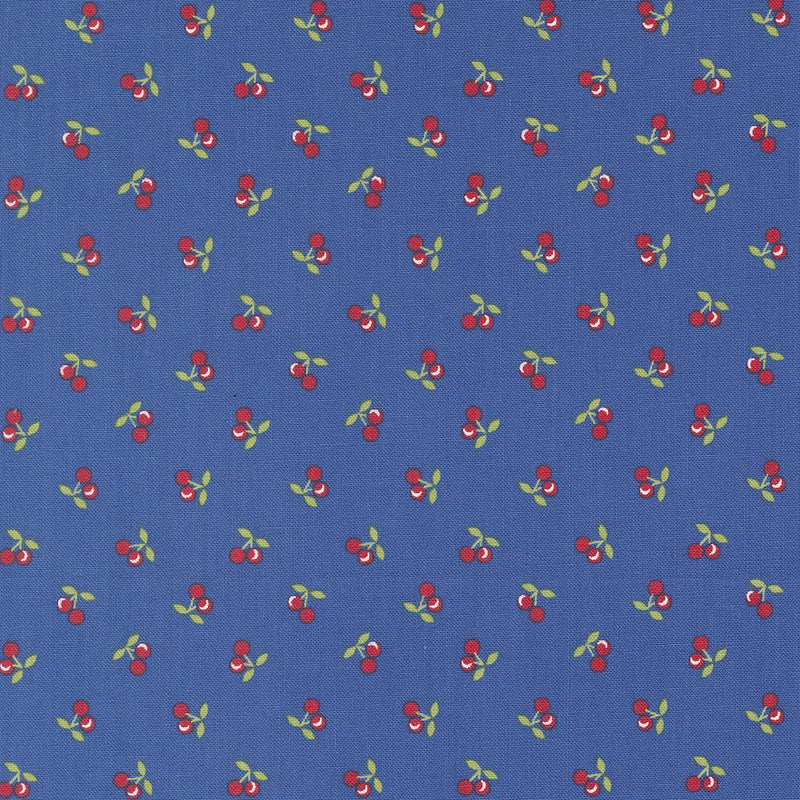 PRESALE Cali & Co Cherries Cobalt Yardage by Corey Yoder for Moda Fabrics | 29194 21