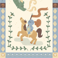 Faraway Kingdom Once Upon a Time Panel by Natàlia Juan Abelló | Panel Size size 23 1/2" x 43 1/2" | P17436-PANEL