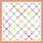 Luminosity Custom Quilt Kit With Laguna Sunrise by Sherri & Chelsi | Quilt Pattern by Chelsi Stratton | Quilt Size 77 1/2" x 77 1/2"