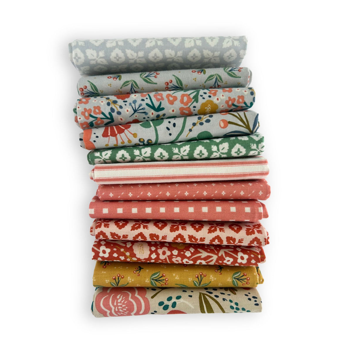 Fat Quarter Bundle | Ivy Reese by Deena Rutter for Riley Blake Designs | 12 Fat Quarters | Curated Bundle