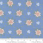 Peachy Keen Blue Blooming Yardage by Corey Yoder for Moda Fabrics | 29172 15