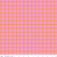 100 Aker Woods Picnic Plaid Pink Yardage by Jill Howarth for Riley Blake Designs | C15176-PINK