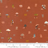 Woodland and Wildflowers Rust Micro Mushrooms Yardage by Fancy That Design House for Moda Fabrics | 45585 24
