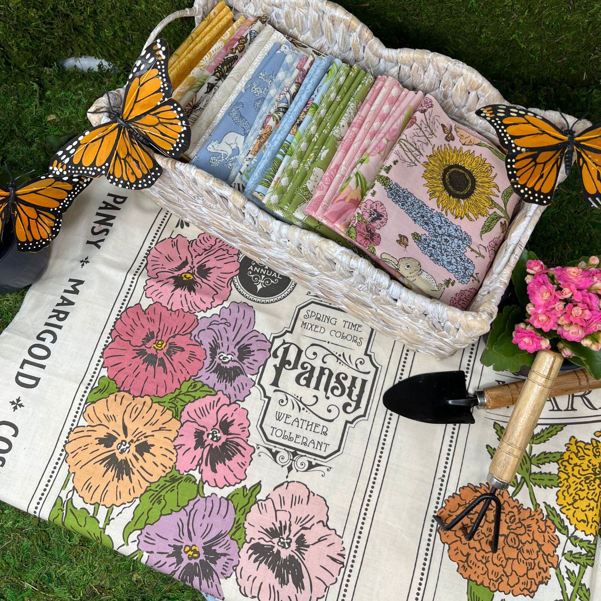 PRESALE My Secret Garden Vintage Seed Packet Panel Cloud by Stacy Iest Hsu for Moda Fabrics | 20988 11