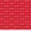 Letters to Cupid XOXO Red Yardage by My Mind's Eye for Riley Blake Designs | C16983-RED