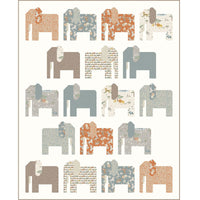 PRESALE Stomping Grounds Custom Quilt Kit With Leo & Savannah by Deena Rutter for Riley Blake Designs | Quilt Size 48 1/2" x 60"