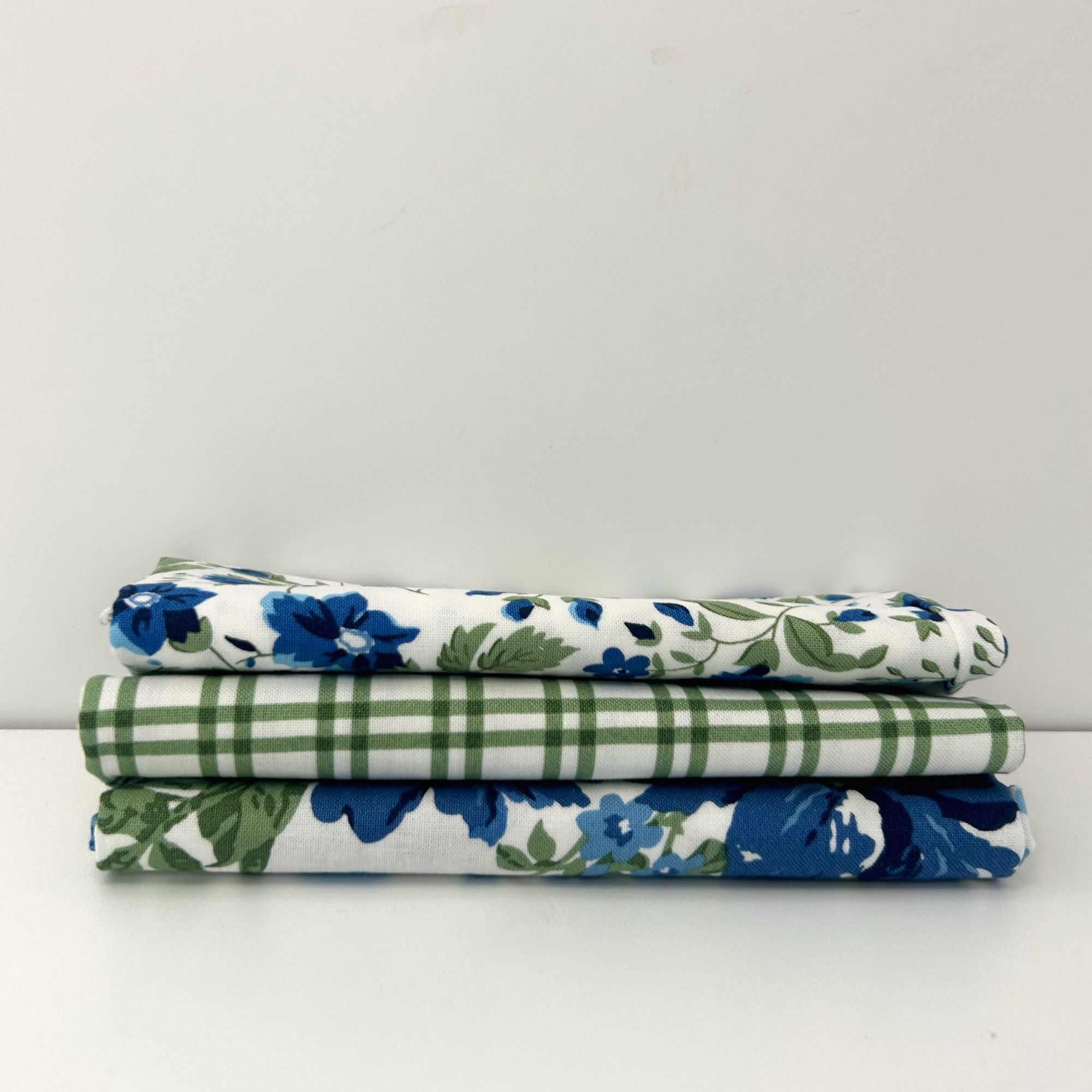 Blueprint Custom Fat Quarter Bundle Green by Camille Roskelley for Moda Fabrics | 3 FQs | Curated Bundle