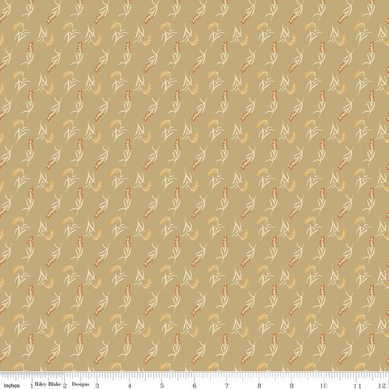 The Old Garden Oat Valley Yardage by Danelys Sidron for Riley Blake Designs |C14235 OAT