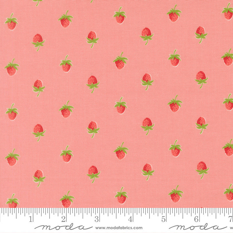 PRESALE Bloomsberry Berries Blush Yardage by Camille Roskelley for Moda Fabrics | 55352 16
