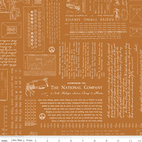 TYPE/ography Caramel Yardage by Lori Holt of Bee in My Bonnet for Riley Blake Designs | C16850-CARAMEL