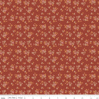 PRESALE Baked With Love Blessings Terracotta Yardage by Lori Holt of Bee in My Bonnet | C17780-TERRACOTTA