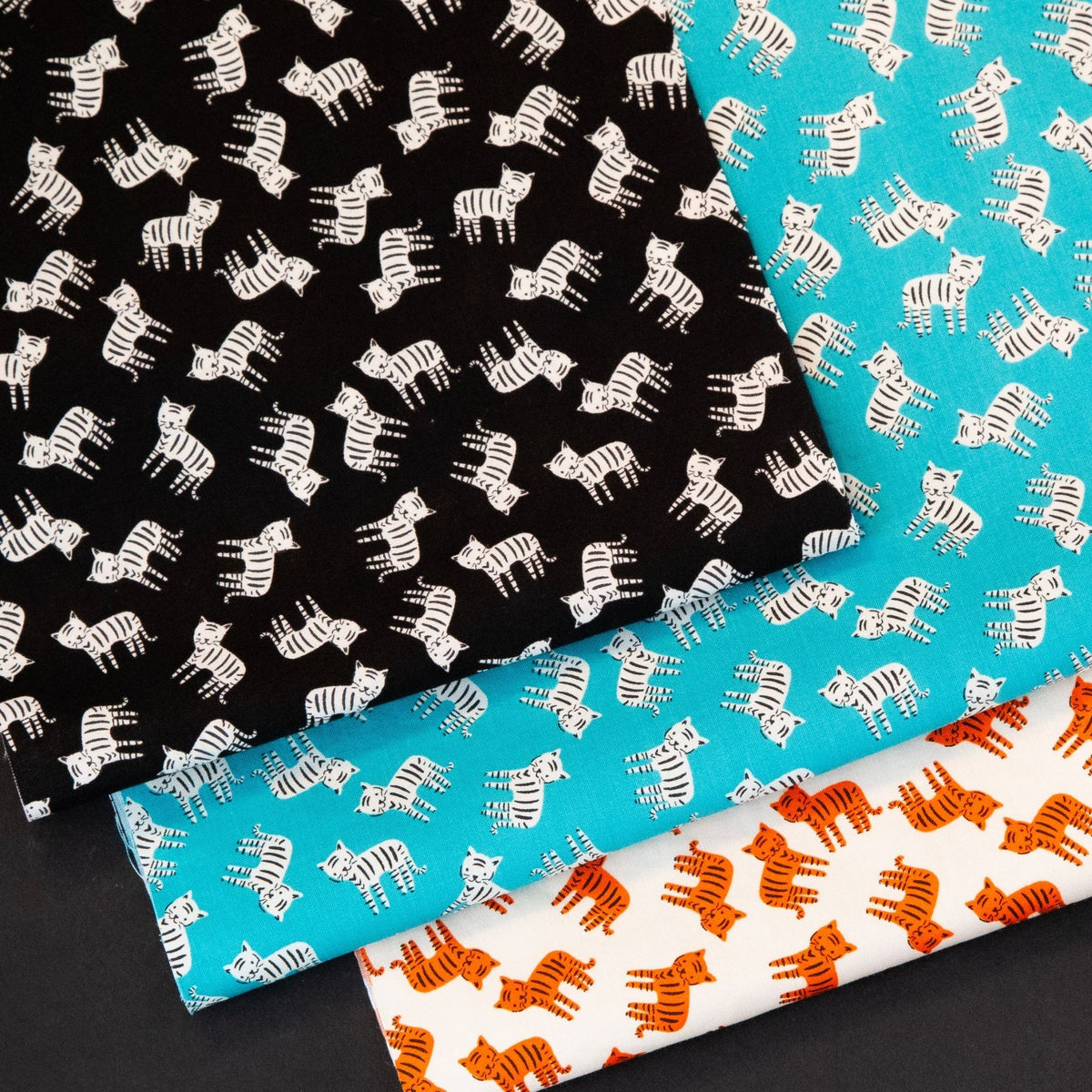 PRESALE Fat Quarter Bundle Small Meow Cats | 1 800 Calico by Alexia Abegg for Ruby Star Society | 3 Fat Quarters | Curated Bundle
