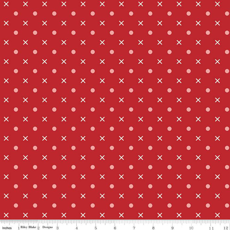 Bee Dots Wide Back Schoolhouse Dots Yardage by Lori Holt for Riley Blake Designs | WB14183 SCHOOLHOUSE | 108" Wide