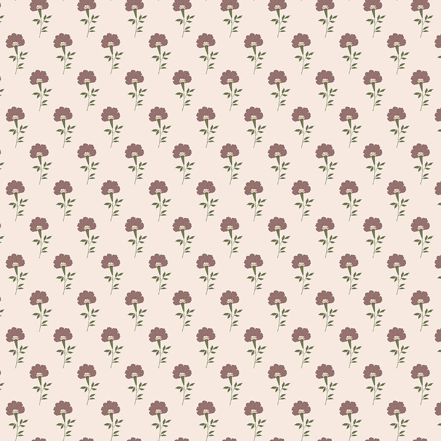 Threads of Grace Flora Latte Yardage by Kassidy Grace for Riley Blake Designs | C16821-LATTE