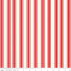 Freedom Garden Stripes Red Yardage by My Mind's Eye for Riley Blake Designs | C15623-RED