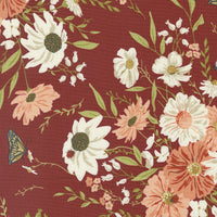 Farmstead Farm Fresh Flowers Baked Beans Yardage by Stacy Iest Hsu for Moda Fabrics | 5 Yard Backing | 20900 23
