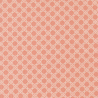 PRESALE Sunbonnet Lattice Coral Yardage by Heather Briggs of My Sew Quilty Life for Moda Fabrics | 31768 31