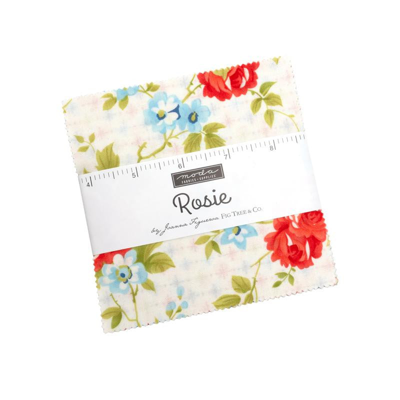 PRESALE Rosie Charm Pack 5" by Fig Tree & Co for Moda Fabrics | 42 Pcs | 35420PP