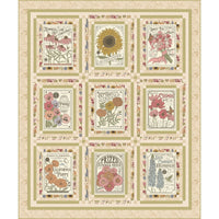 PRESALE Sowing the Seeds of Love Custom Quilt Kit With My Secret Garden by Stacy Iest Hsu for Moda Fabrics | Quilt Size 60" x 72"