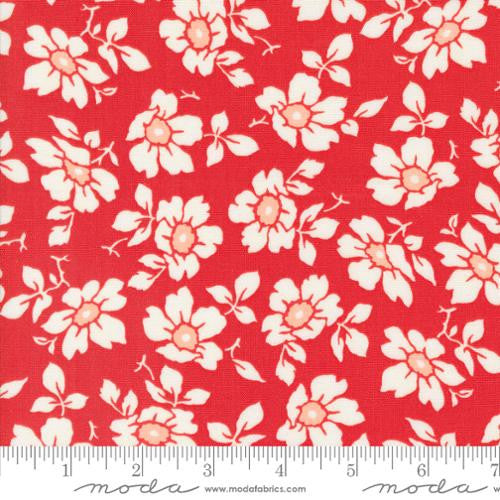 Jelly and Jam Strawberry Flour Sack Yardage by Fig Tree for Moda Fabrics | 20491 14 | Cut Options Available Quilting Cotton