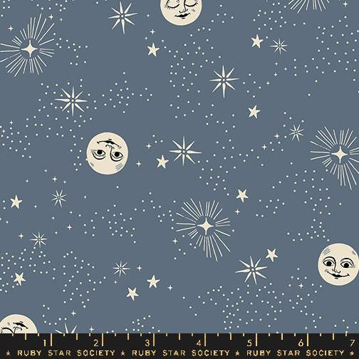 Good Spirits Wise Moons Ghostly Yardage by Ruby Star Society Halloween Fabric| RS5136 12 | Cut Options