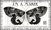 PRESALE She Who Sews–The Maker Angel Maker Mural Panel by J. Wecker Frisch for Riley Blake Designs | Panel size 24" x 54" | PD18524-PANEL