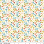 Albion Cream Flowers Yardage by Amy Smart for Riley Blake Designs | C14591 CREAM