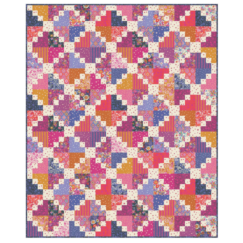 Esther Custom Quilt Kit Featuring Maeve by Crystal Manning for Moda Fabrics | Finished Quilt Size 72" x 88"