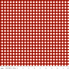 PRESALE Charming Christmas Gingham Red Yardage by Kelsey Carlson for Riley Blake Designs | C16356-RED
